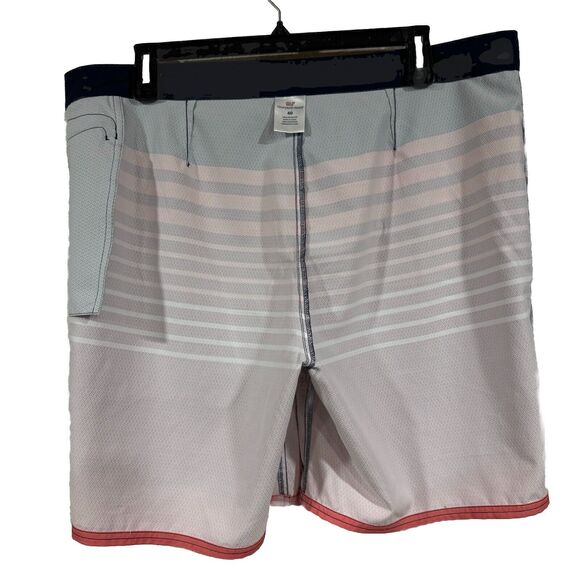 Vineyard Vines Surf Lodge Board Shorts Mens Size 40 Drawstring Hook Loop Closure - Picture 4 of 8